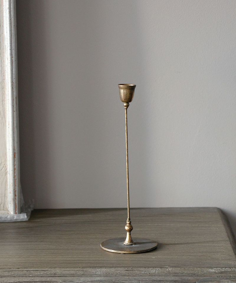 SHISHI メタルキャンドルホルダー・H28cm ブランドジュリエ